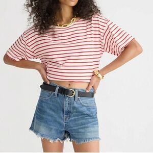 J Crew Relaxed Denim Short in Baxter Street wash BF378 size 36 nwt